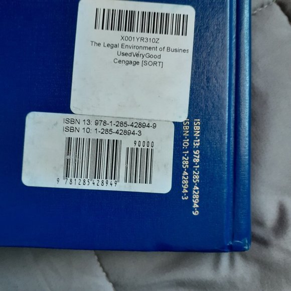 The Legal Environment Of Business Text And Cases 9th Edition Hardcover Book - Picture 6 of 10